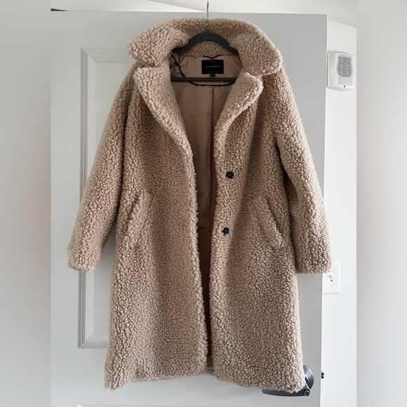 Lucky Brand Shearling Coat - Picture 1 of 3